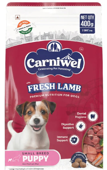 Carniwel Fresh Lamb For Small Breed Puppy Dry Food
